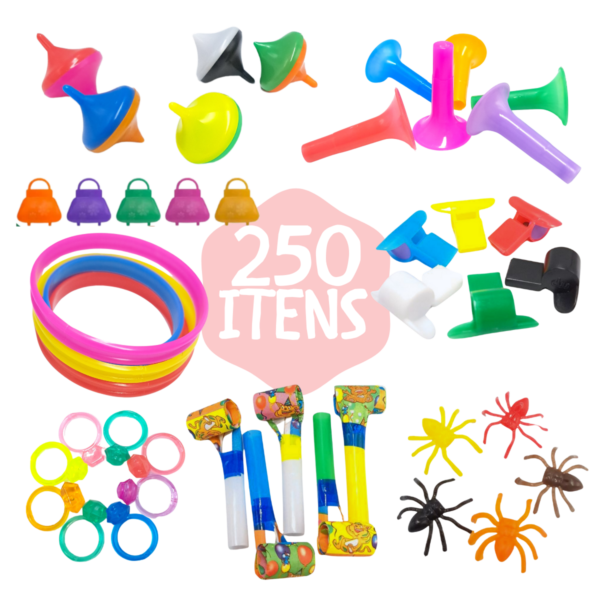 Kit 3 250 itens